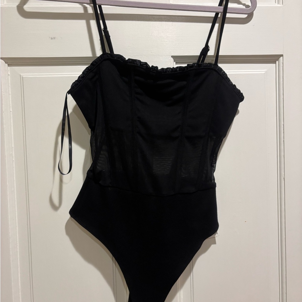 Forever 21 Black Knit Bodysuit